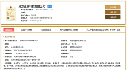 央行征信中心、印鈔造幣總公司等重磅股東加持，成方金融科技成立聚焦技術轉讓與咨詢